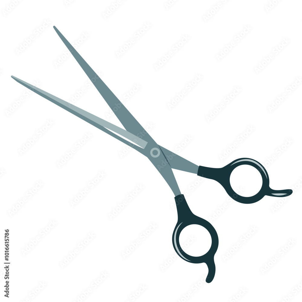 Scissors. Professional hairdresser tool. Vector isolated on white background. Scissors. Professional hairdresser tool. Vector isolated on white background.