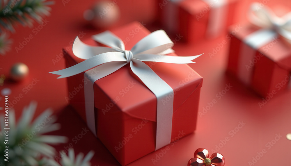 Gift box with ribbon Gift box with ribbon