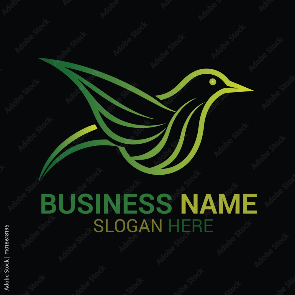 Obraz premium Abstract logo design vector with white 