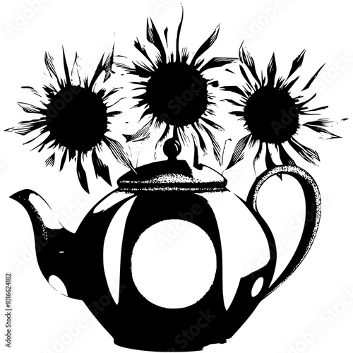 teapot and cup