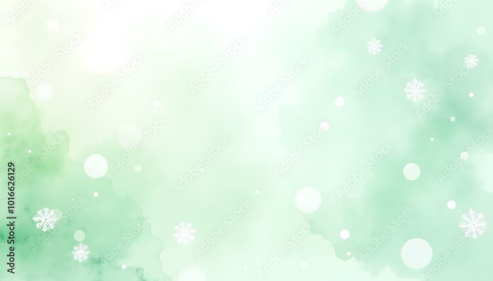 Subtle mint green watercolor wash with copy space Subtle mint green watercolor wash with copy space