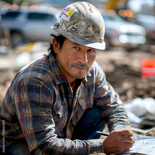 foreman at the construction site
