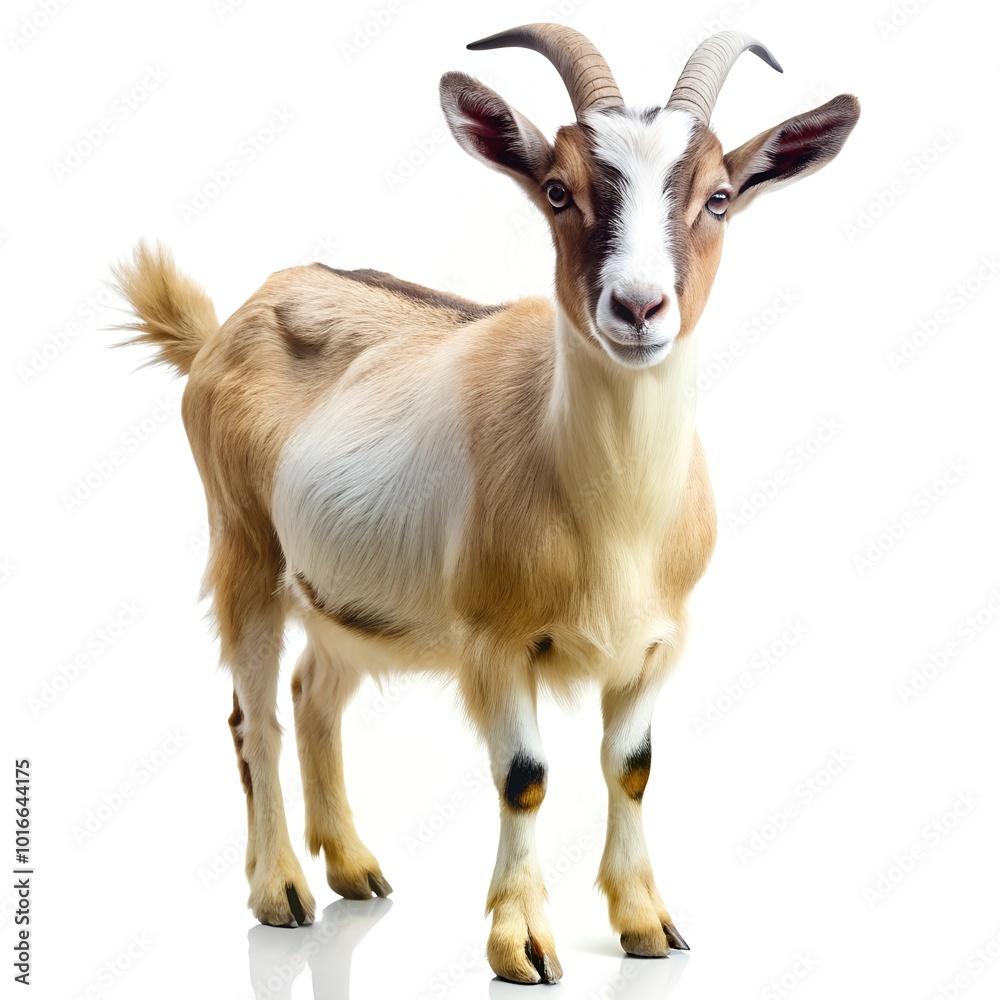 Goat on white background Goat on white background