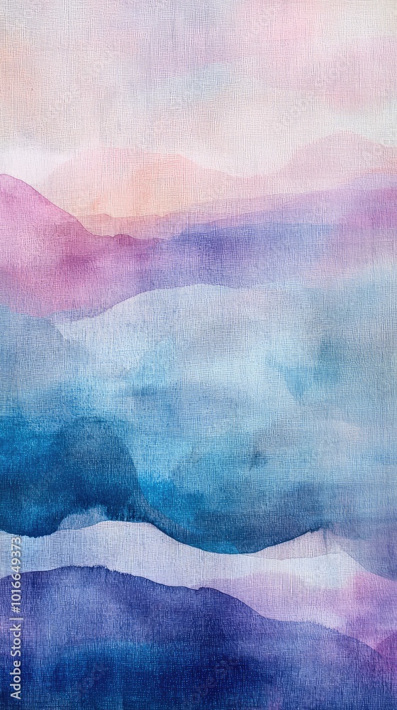 A serene abstract watercolor background featuring soft hues of purple, blue, and pink, perfect for artistic projects and designs. A serene abstract watercolor background featuring soft hues of purple, blue, and pink, perfect for artistic projects and designs.