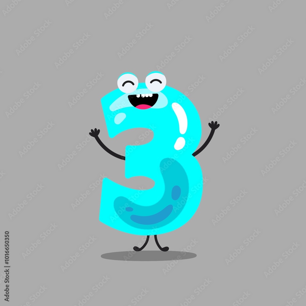 Cartoon math number three 3, cute funny character for kids mathematics or birthday, vector icon. Happy smiling three 3 number with face for algebra education or arithmetic emoticon and numeric emoji
Cartoon math number three 3, cute funny character for kids mathematics or birthday, vector icon. Happy smiling three 3 number with face for algebra education or arithmetic emoticon and numeric emoji