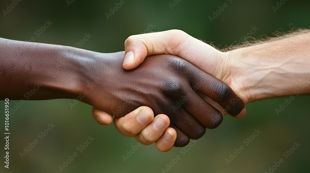 Intense handshake between two hands gripping each other tightly symbolizing a tough negotiation process and a hard fought agreement or deal being made in a business or financial setting Intense handshake between two hands gripping each other tightly symbolizing a tough negotiation process and a hard fought agreement or deal being made in a business or financial setting
