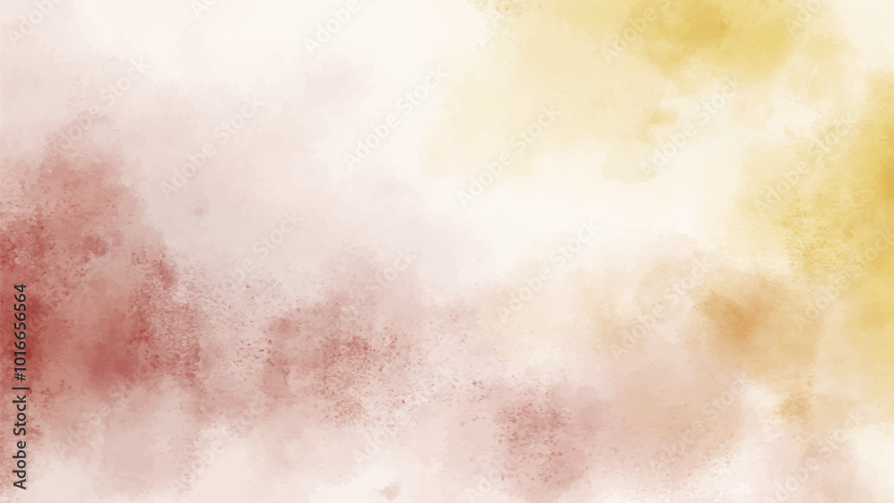 Fototapeta premium Abstract horizontal watercolor background. Hand drawn vector texture. Brush stroked painting pastel color watercolour