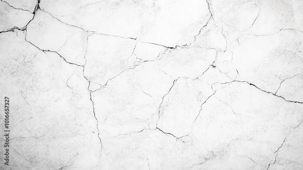 White Cracked Surface Texture Background Design