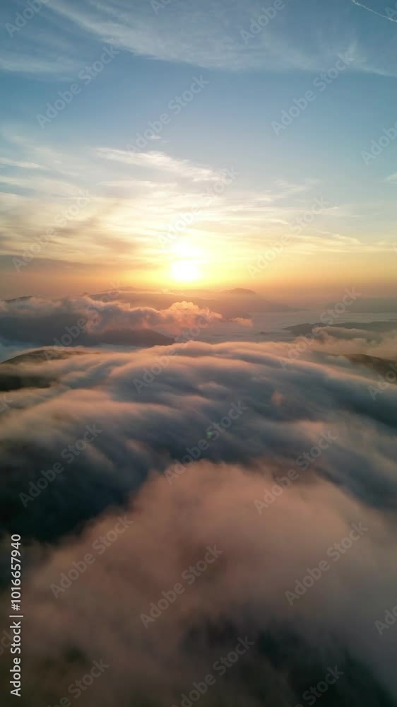 Sonnenaufgang Hohe Veitsch Zeitraffer - Nebelmeer