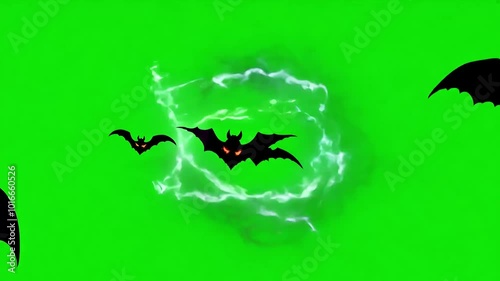 thrilling motion graphics flying bats coming camera perfectly suited Halloweenthemed projects providingdramatic spooky background 4K withgreen screen loop autumn season cemetery halloween harvest photo