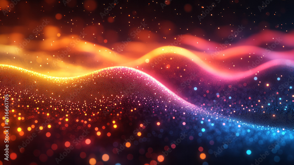 A visualization of quantum dots, A visualization of quantum dots,