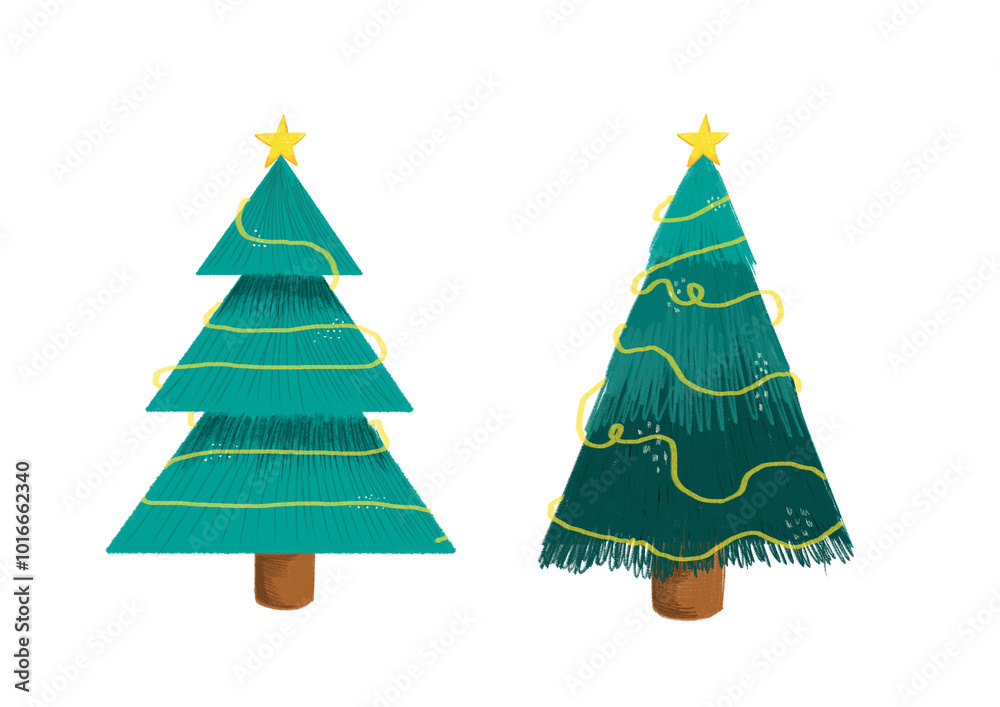 Fototapeta premium árboles de navidad