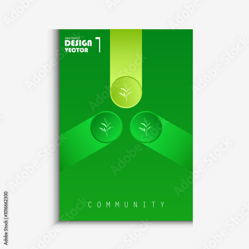 abstract gradient poster background vector. Minimalist style cover template with dynamic perspective 3d geometric prism shapes collection. Ideal design for social media, covers, banners, flyers.