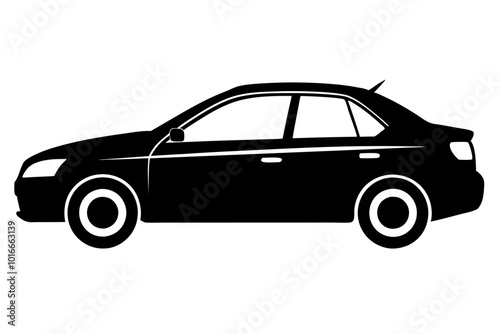 Car Silhouette vector illustration