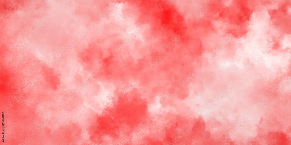 Fototapeta premium Grunge background frame light red watercolor background. red watercolor painted paper texture light background. perfect for invitation or wallpaper, concept, vector.
