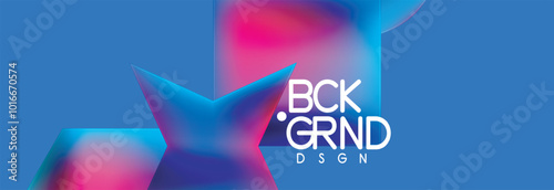 Fluid color geometric shapes abstract background. Vector Illustration For Wallpaper, Banner, Background, Card, Book Illustration, landing page