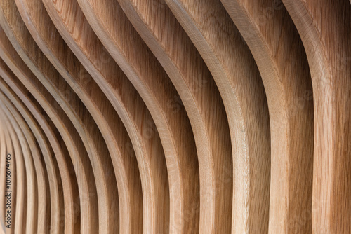 background of wood White oak wood texture pattern worked on wavy lines