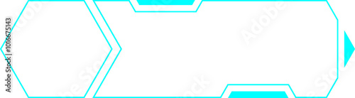 Blue control panel abstract modern technology futuristic interface hud