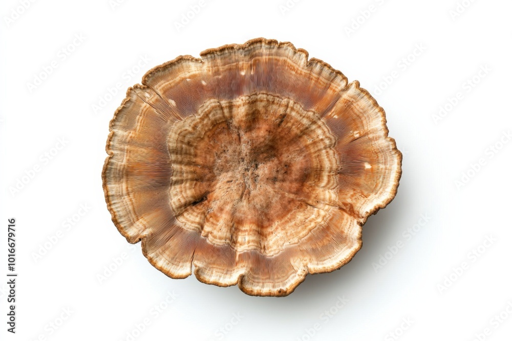 Rare Beefsteak Fungus Grows Solo Amidst White Serenity Rare Beefsteak Fungus Grows Solo Amidst White Serenity