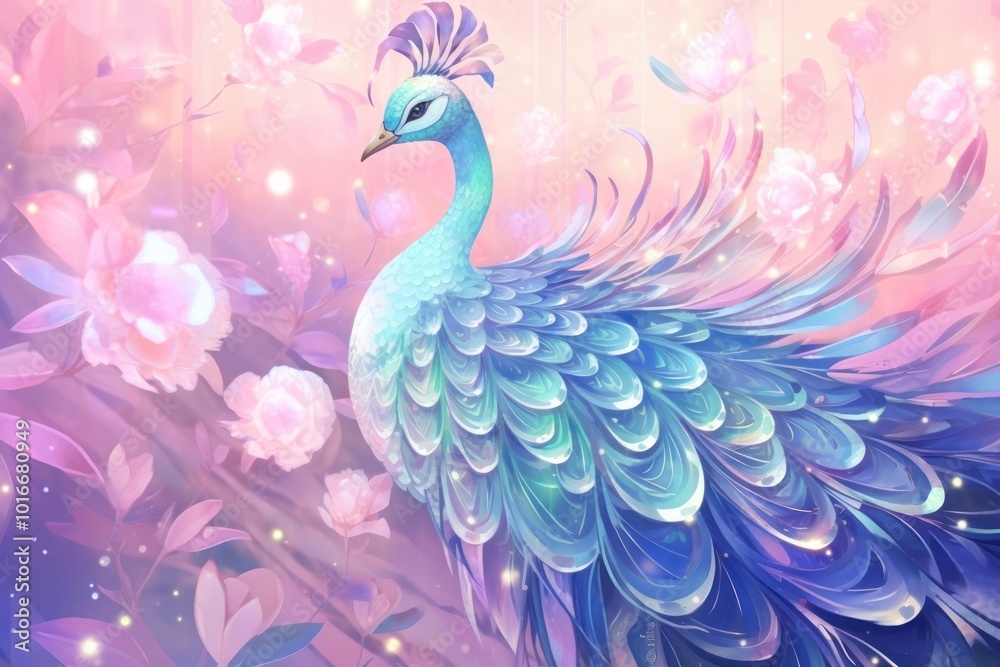 Peacock holography outdoors animal nature. Peacock holography outdoors animal nature.