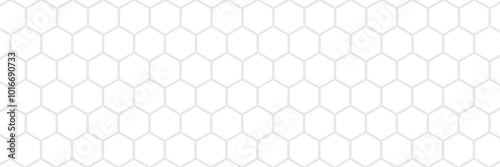 Abstract white background with hexagons. Abstract hexagon polygonal pattern background vector.