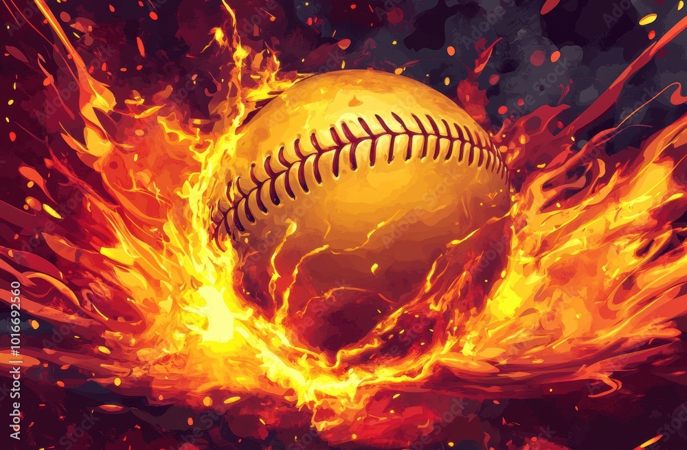 Baseball in Flames. Baseball in Flames.