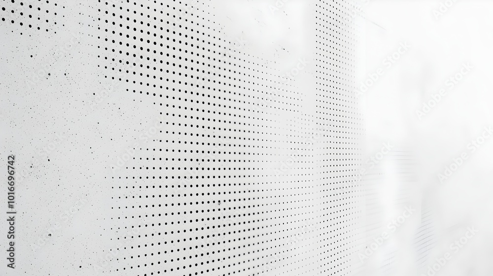 Minimalist Grey Grid Pattern with Random Dot Accents on White Background Minimalist Grey Grid Pattern with Random Dot Accents on White Background