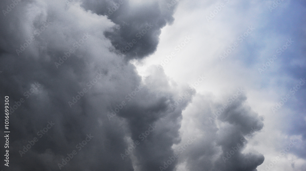 Cumulus clouds details