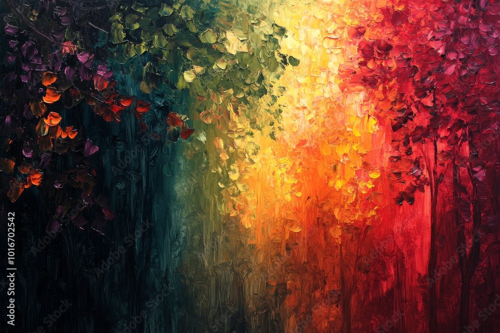 Abstract oil painting illustration background created with Generative AI