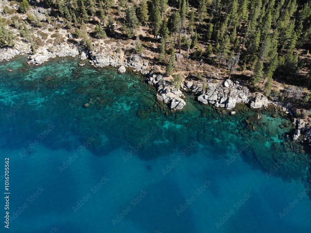 Aerial shoreline Aerial shoreline