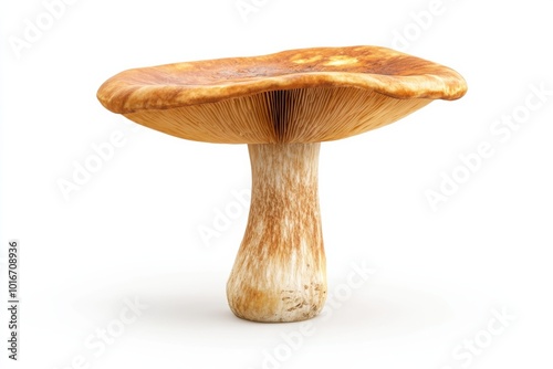 Rare Fungal Treasure on Pristine White Background