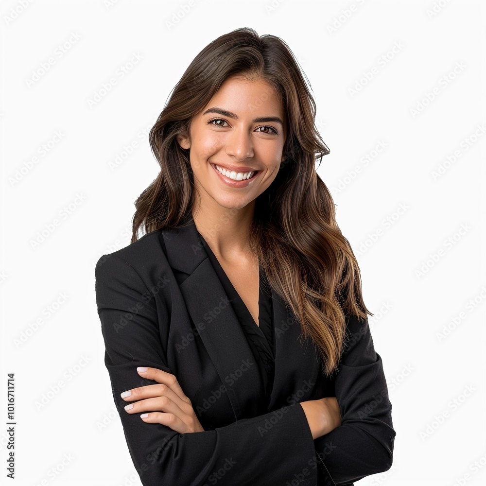 Portrait, smile and arms crossed with a business Portrait, smile and arms crossed with a business