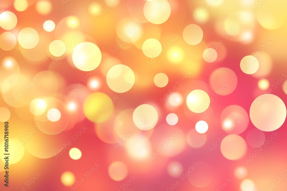 Fototapeta premium A blurry background of orange and yellow color, with a gradient for design, is unusual