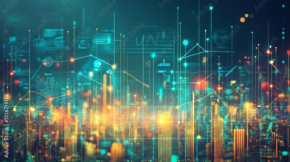 The background of a futuristic digital screen monitor display intelligent city architecture in 3D renders. The background of a futuristic digital screen monitor display intelligent city architecture in 3D renders.