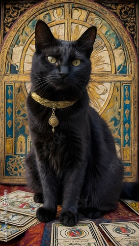 gato con foto religioso