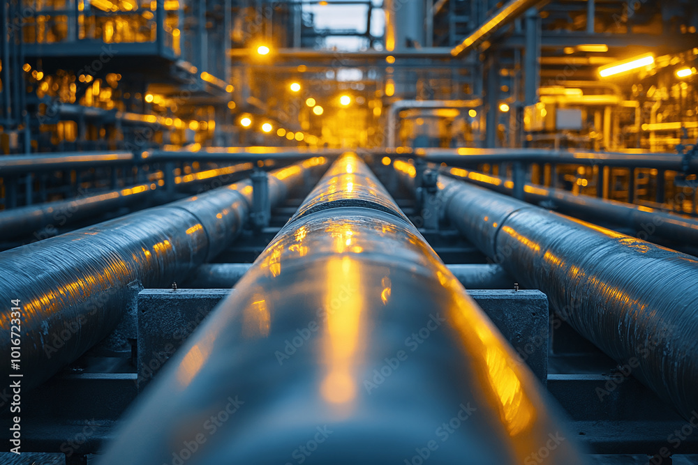 Refinery plant equipment for pump pipeline oil and gas valves pressure safety valve selective. Steel long pipes in crude oil factory during. Rack of heat chemical manufacturing Refinery plant equipment for pump pipeline oil and gas valves pressure safety valve selective. Steel long pipes in crude oil factory during. Rack of heat chemical manufacturing