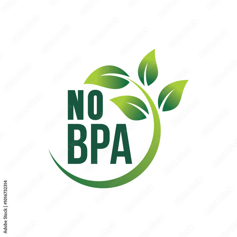 BPA Free Badge Vector Illustration design