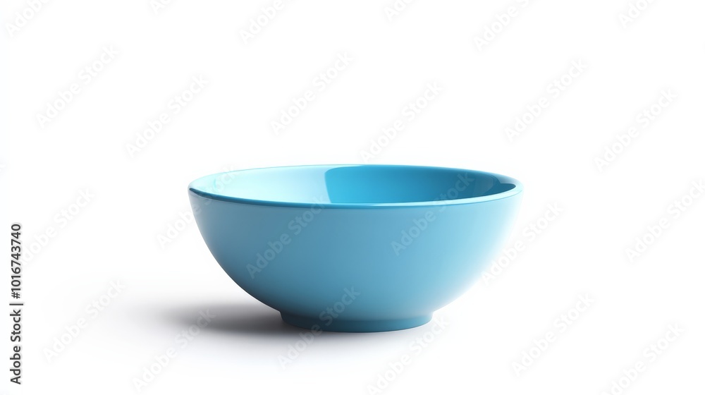 Minimalist photo of a blue ceramic bowl isolated on white background, perfect for kitchen design and dining decor concepts. Minimalist photo of a blue ceramic bowl isolated on white background, perfect for kitchen design and dining decor concepts.
