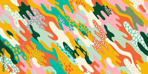 Seamless Abstract Pattern photo