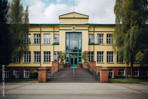 School architecture building house.