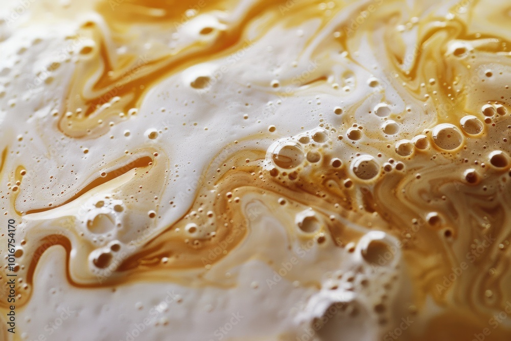 Liquid coffee splashing in a dynamic pattern, close-up with rich brown hues. Liquid coffee splashing in a dynamic pattern, close-up with rich brown hues.