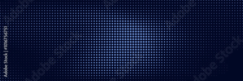 Dot blue pattern screen led light gradient texture background. Abstract technology big data digital background