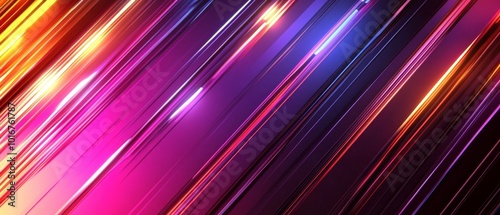 A colorful, abstract image with a purple stripe