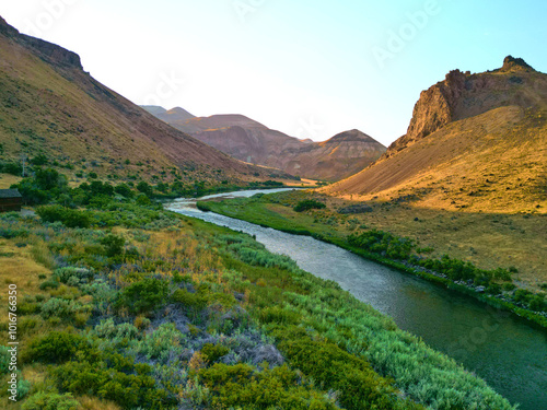 Owyhee River at Birch Creek Ranch, Oregon.