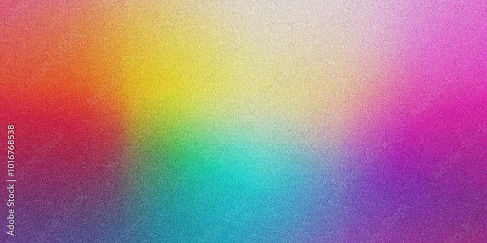 Soft grainy noise gradient background with colorful blur effects, ideal for creating vintage website banners or posters