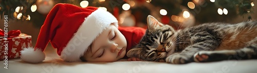 Cozy Christmas Scene with B...