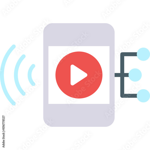 Streaming icon