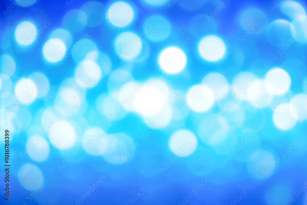 Abstract background of light bokeh blur On blue background. Abstract background of light bokeh blur On blue background.