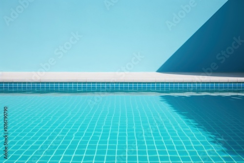 Underwater pool outdoors architecture refraction.