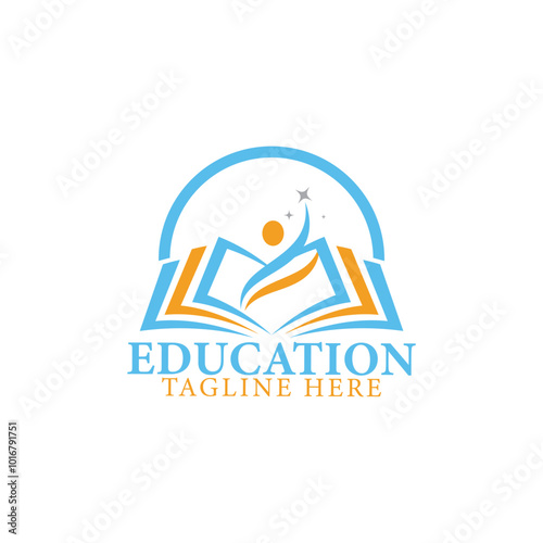 Education logo, academy logo, university logo